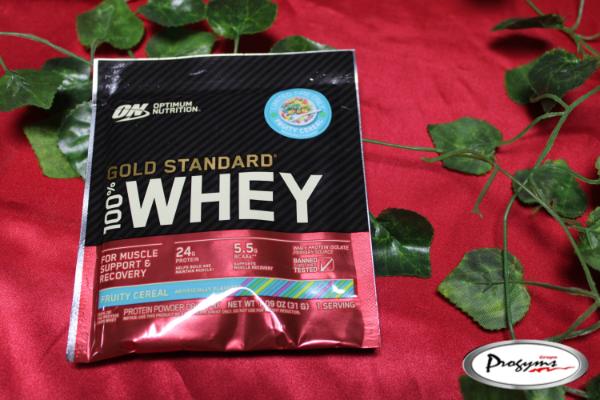 1 SERVICIO 100% WHEY GOLD STANDAR BOLSA